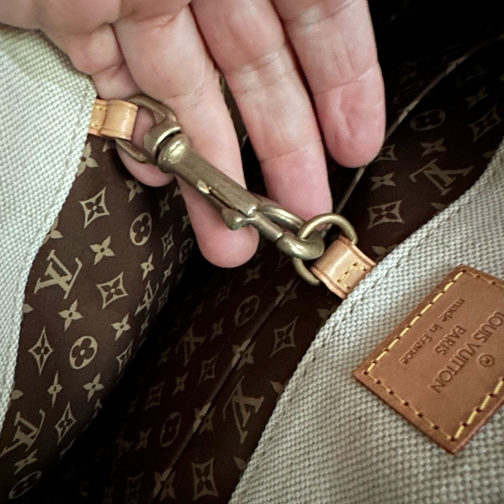 Louis Vuitton Cabas Toile Globe Shopper Blue Limited Edition rare - Picture 14 of 14